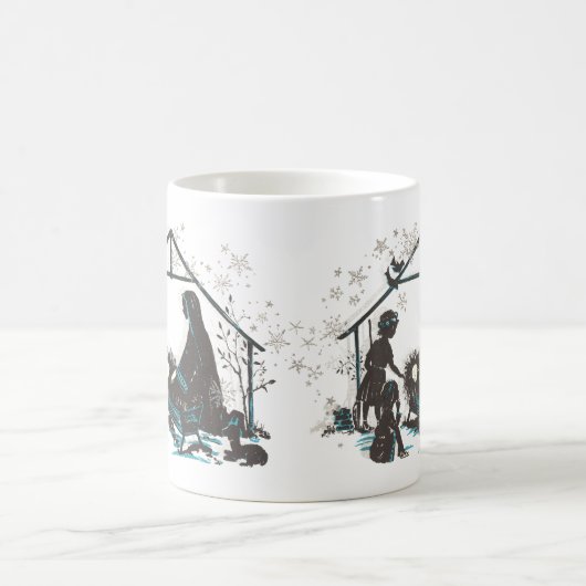 Mug Christian Saint Bébé Jésus Noël Nativité Scène (Centre)