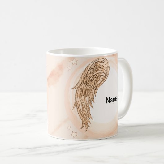 Mug Christian un ange aile (Devant droit)