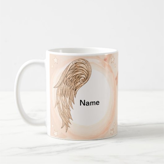 Mug Christian un ange aile (Gauche)