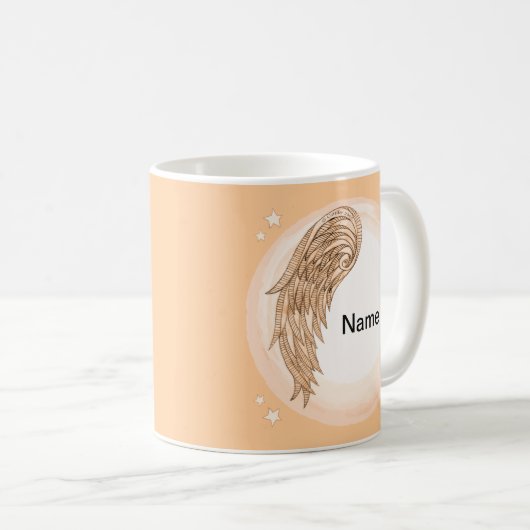 Mug Christian un ange aile (Devant droit)