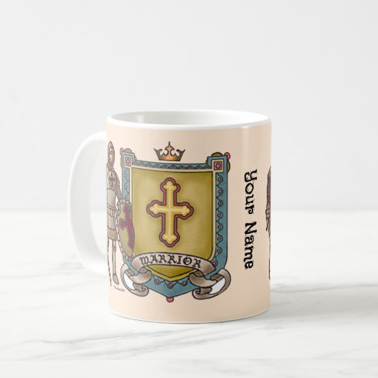 Mug Christian Warrior For God (Devant gauche)