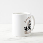 Mug Christian Workout Gym Jésus Le Deadlifter sur le d (Devant droit)
