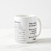 Mug Christine, l'origine et la signification (Devant droit)