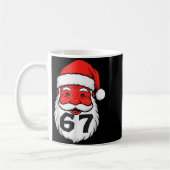 Mug Christmas 67 Meme Design Funny Six Seven Hands 6 7 (Gauche)
