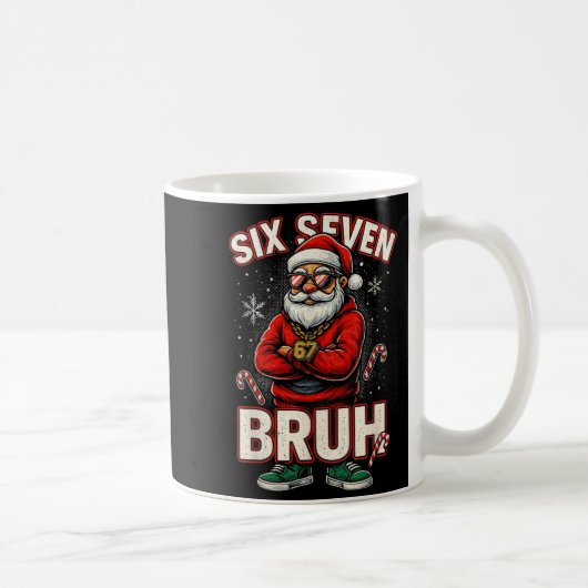 Mug Christmas 67 Meme Design Funny Six Seven Hands 6 7 (Droite)