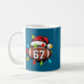 Mug Christmas 67 Meme Football Santa Hat Funny Xmas Bo (Gauche)