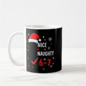 Mug Christmas 6-7 Meme Nice Naughty Checklist Santa Ha (Gauche)