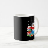 Mug Christmas A Penguin Reading Book Snowflake Cocoa H (Devant droit)