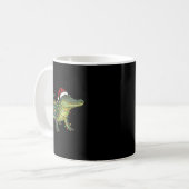 Mug Christmas Alligator Holiday Reptile Funny Festive  (Devant gauche)
