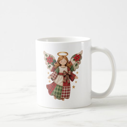 Mug Christmas Angel with Golden Stars (Droite)