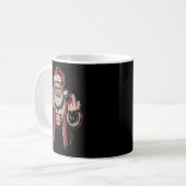 Mug Christmas Angry Santa Middle Finger Sarcastic Xmas (Devant gauche)