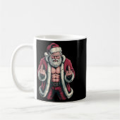Mug Christmas Angry Santa Middle Finger Sarcastic Xmas (Gauche)