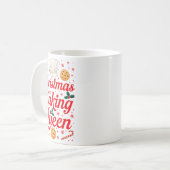 Mug Christmas Baking Queen Funny Xmas Cookie Lover Wom (Devant gauche)