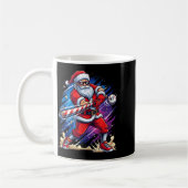 Mug Christmas Baseball Funny Santa Game Day Xmas Boys (Gauche)