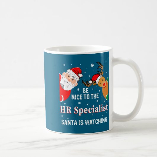 Mug Christmas Be Nice To The Hr Specialist Santa Long (Droite)