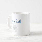 Mug Christmas Beach Peace on Earth Sand Dollar (Devant gauche)