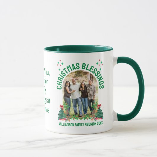 Mug CHRISTMAS BÉNÉFICIE FAMILLE RÉUNION Groupe de jume (Droite)