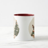 Mug Christmas Boston Terrier Dog (Centre)