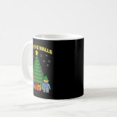 Mug Christmas Building Bricks Brick The Halls Block Bu (Devant gauche)