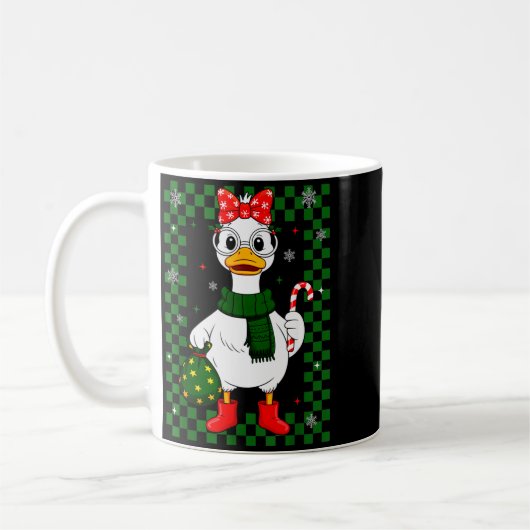 Mug Christmas Candy Cane Goose Matching Couple Xmas Bo (Gauche)