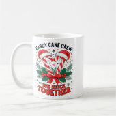 Mug Christmas Candy Cane Heart Holiday Family Matching (Gauche)