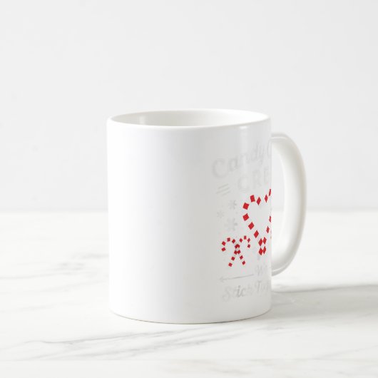 Mug Christmas Candy Cane Heart Holiday Family Matching (Devant droit)