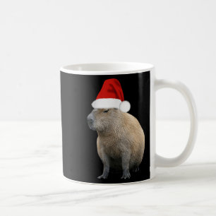 Mug Christmas Capybara Santa Hat