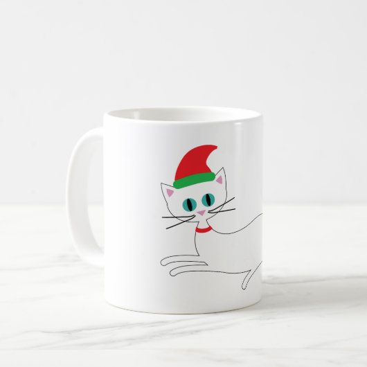 Mug Christmas Cat (Devant gauche)