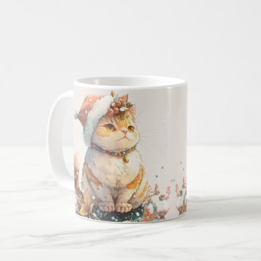 Mug Christmas Cat (Devant gauche)