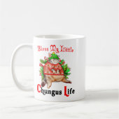 Mug Christmas Cat Bless My Little Funny Cat Life Cat M (Gauche)