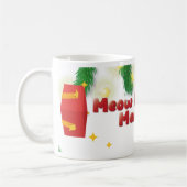 Mug Christmas Cat Meow (Gauche)