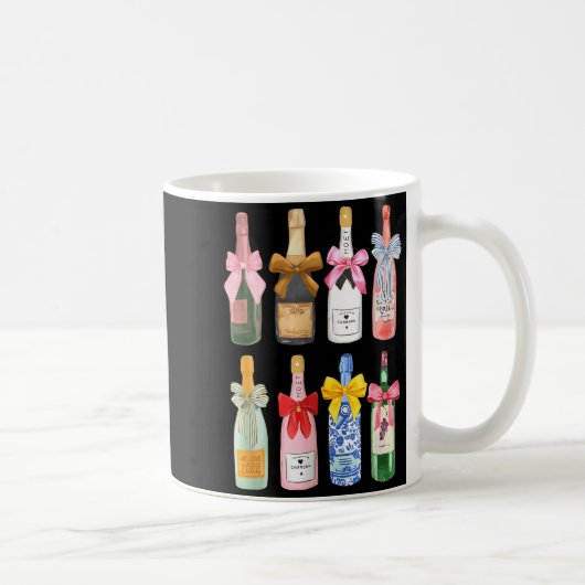 Mug Christmas Champagne Cool Gl Coquette Bottle (Droite)