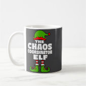 Mug Christmas Chaos Coordinator Elf Funny Xmas Holiday (Gauche)