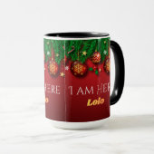 Mug “Christmas Cheer – I Am Here” (Devant droit)