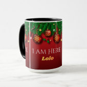 Mug “Christmas Cheer – I Am Here” (Devant gauche)