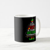 Mug Christmas Cheer Is Teaching History Santa Elf Teac (Devant droit)
