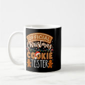 Mug Christmas Cookie Tester Taster Funny Family Baking (Gauche)