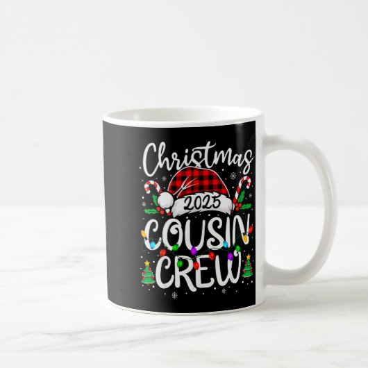 Mug Christmas Cousin Crew 2025 Family Matching Xmas Pa (Droite)
