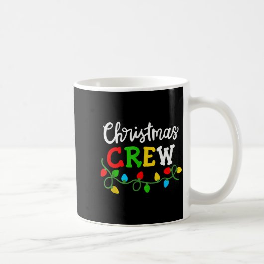Mug Christmas Crew Matching Family Xmas Party Men Wome (Droite)