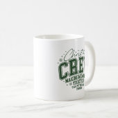 Mug Christmas Crew Personalized Family Name (Devant droit)
