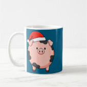 Mug Christmas Cute G Round Nk G Holiday Art  (Gauche)