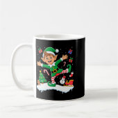Mug Christmas Dabbing Elf Tree Lights Boys Kids Dab Xm (Gauche)