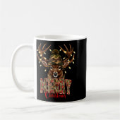 Mug Christmas Deer Camouflage Hunting Camo Reindeer &a (Gauche)