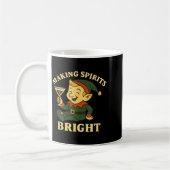 Mug Christmas Elf Martini Funny Alcohol Saying Srits B (Gauche)