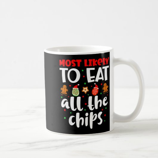 Mug Christmas Family Cute Funny Most Likely To Eat All (Droite)