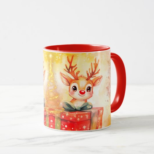 Mug Christmas fawn (Devant droit)
