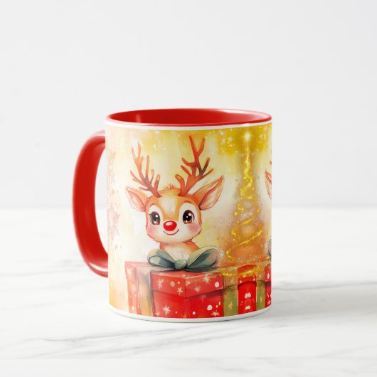 Mug Christmas fawn (Devant gauche)