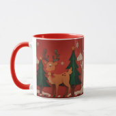 Mug Christmas fawn Mok (Links)