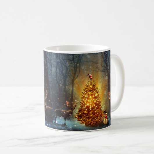 Mug Christmas Forest. (Devant droit)
