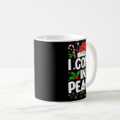 Mug Christmas Funny I Come In Peace Couple Matching Me (Devant droit)